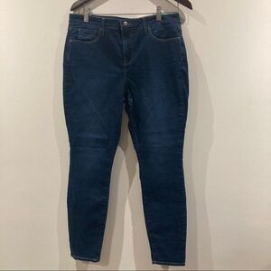 NYDJ Sz  12 NOT YOUR DAUGHTERS JEANS Ami Skinny High Rise Dark Wash Sz NWT